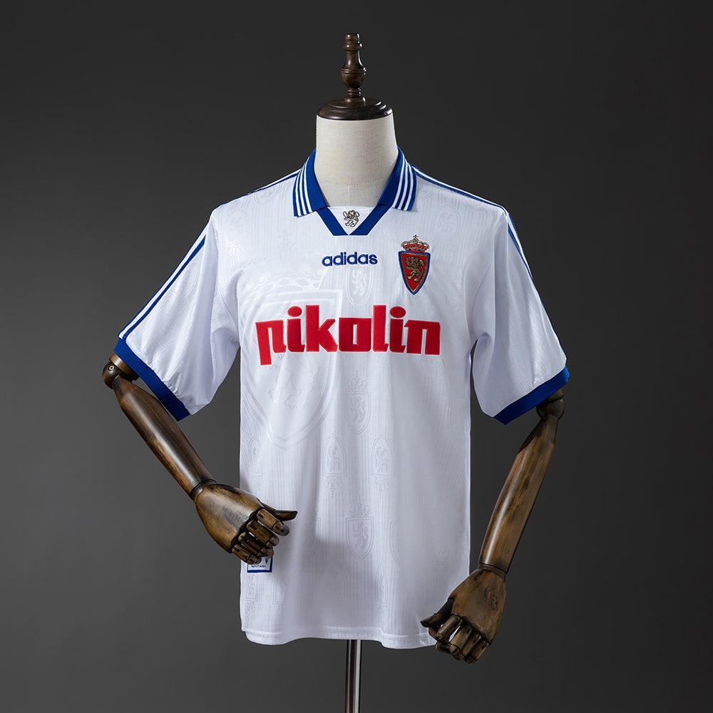 Zaragoza 97-98 Home Retro Jersey detail