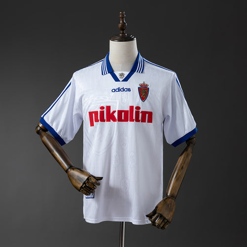 Zaragoza 97-98 Home Retro Jersey detail