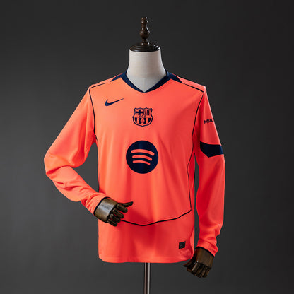 Barcelona 25-26 Third Away Long-Sleeve Jersey