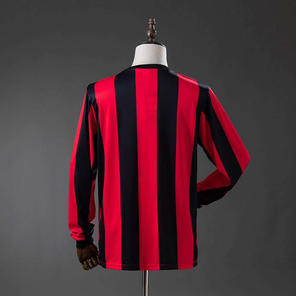 OGC Nice 77-78 Home Long-Sleeve Retro Jersey detail
