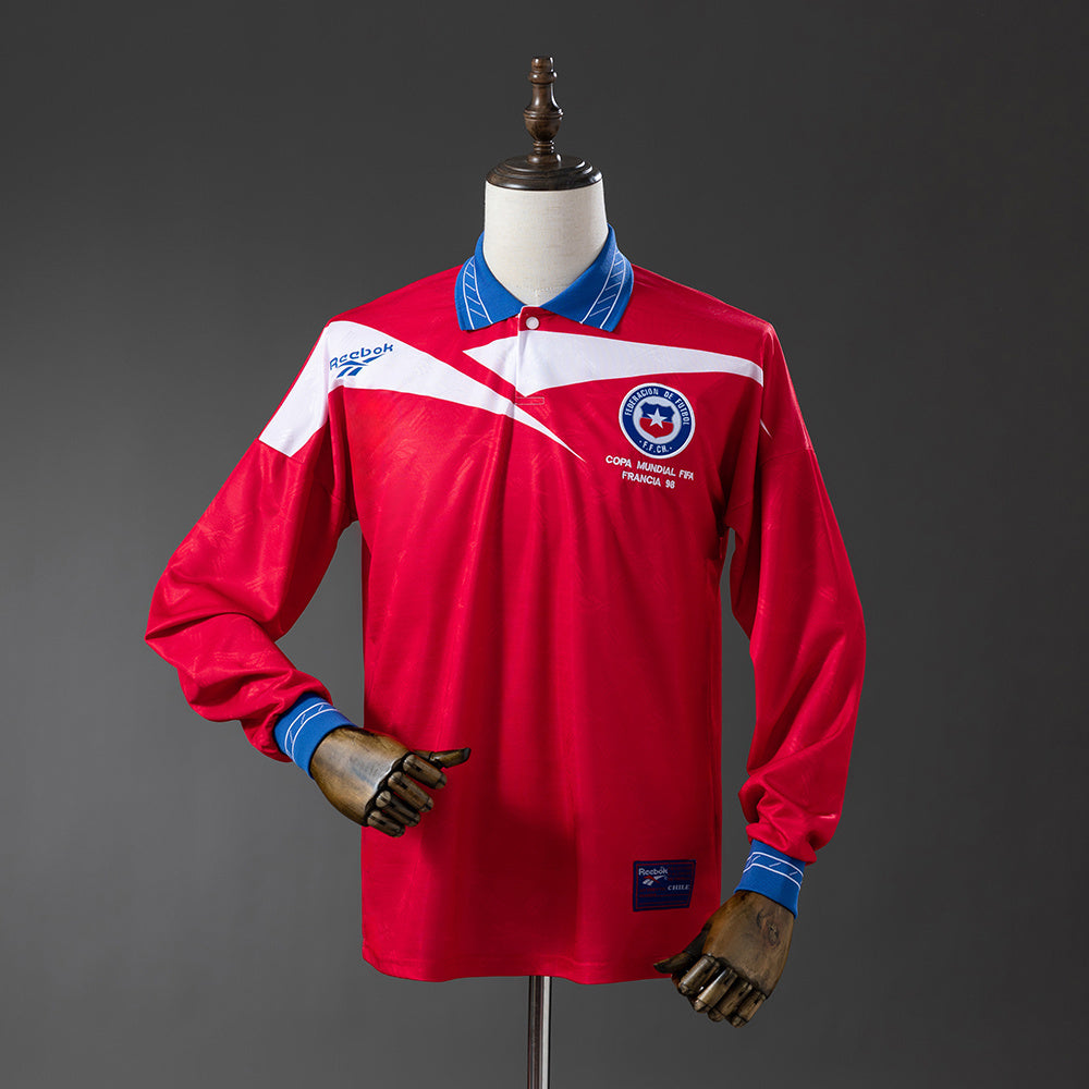 Retro Long Sleeve 1998 Chile home detail