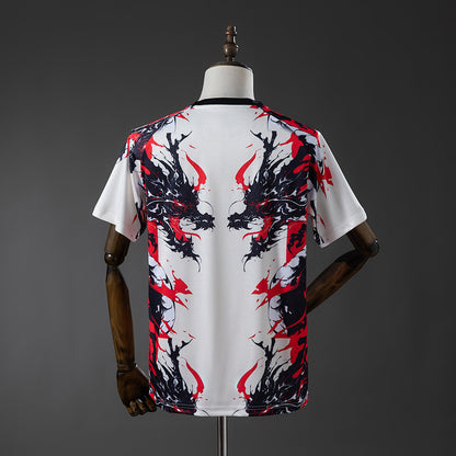 Japan 25-26 Y-3 Concept Dragon Jersey detail