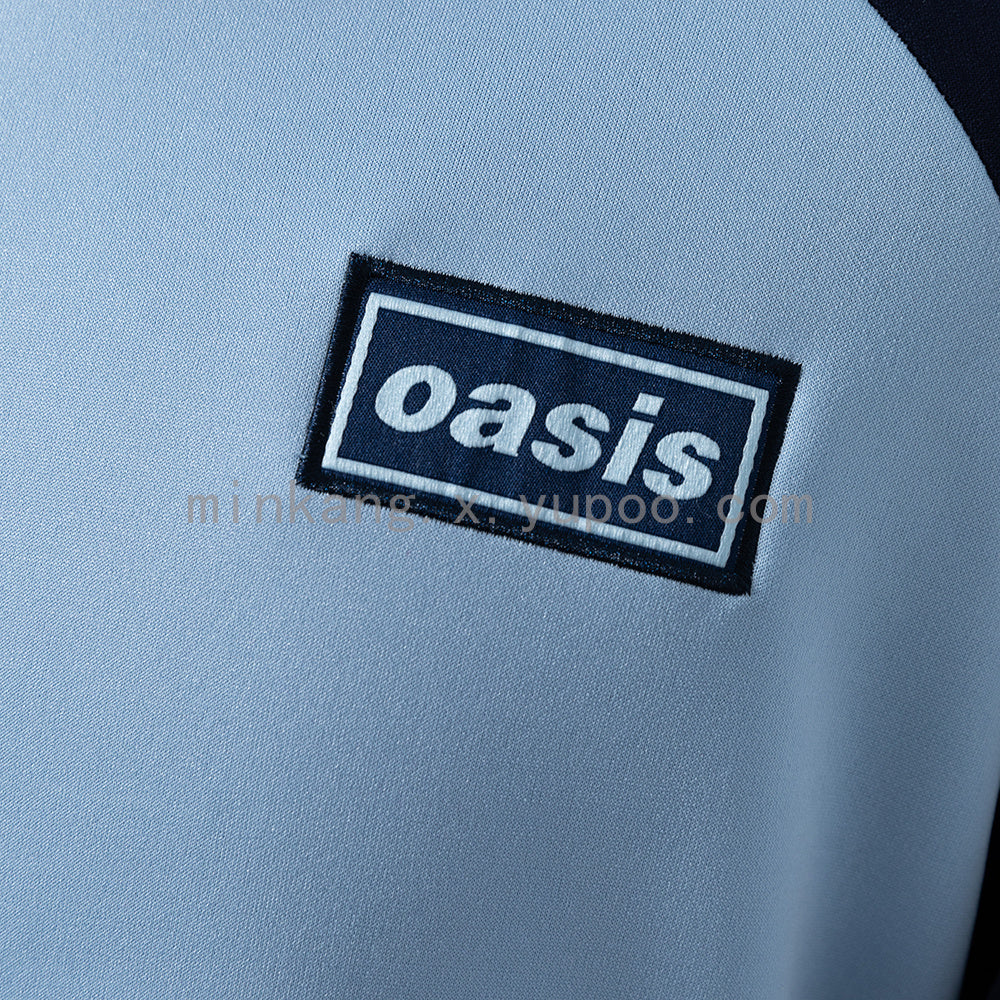 Oasis Tour Three-Striped Long-Sleeve T-Shirt - Sky Blue detail