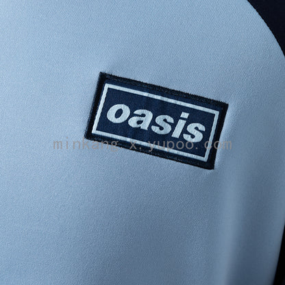 Oasis Tour Three-Striped Long-Sleeve T-Shirt - Sky Blue detail