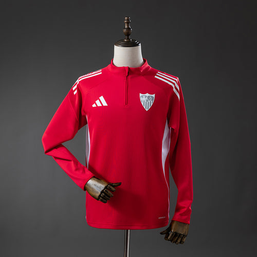 Sevilla 25-26 Training Top Red detail