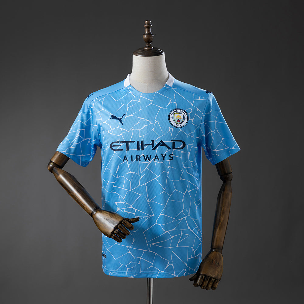 Manchester City 20-21 Home Retro Jersey