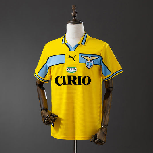 Retro shirt Lazio 98-99 yellow detail