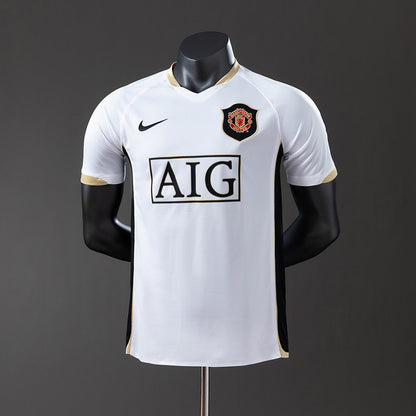 M-U 06-07 Away Player Version Retro Jersey detail