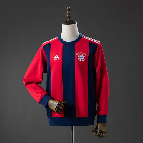 Bayern Munich Long-sleeved Sweatshirt - Red & Cyan M- detail