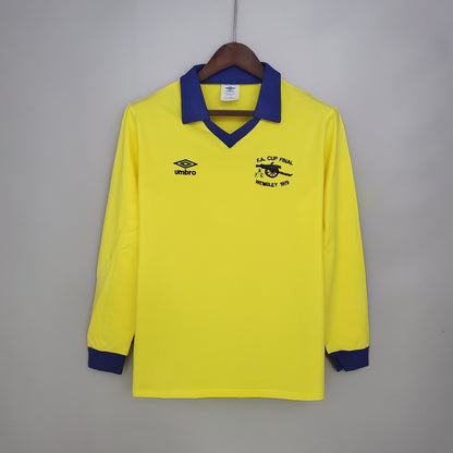 Retro long sleeve Arsenal 71-79 away yellow
