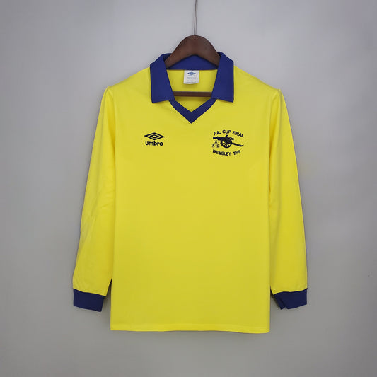 Retro long sleeve Arsenal 71-79 away yellow