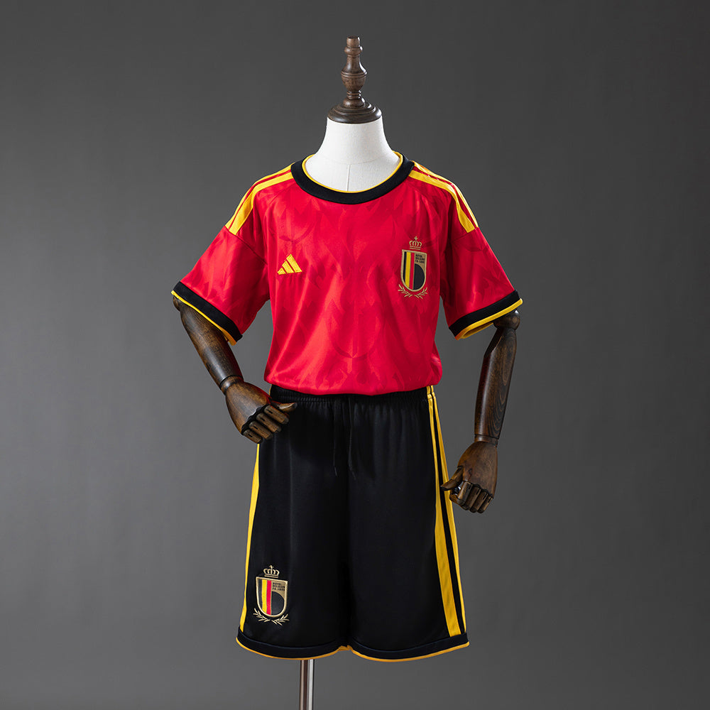 Belgium 2026 Home Kids Kit Jersey detail