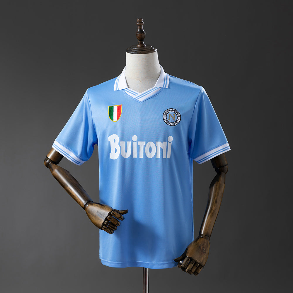 Retro Napoli 86-87 home detail