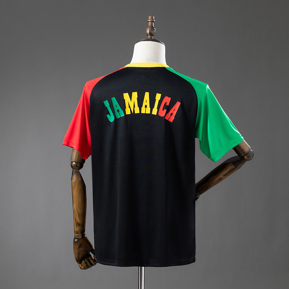 Jamaica 26-27 Pre-Match Jersey detail