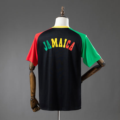 Jamaica 26-27 Pre-Match Jersey detail
