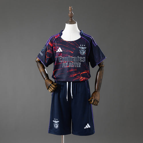 Benfica 26-27 Third Away Kids Kit Jersey detail