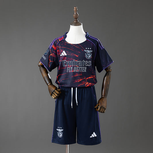 Benfica 26-27 Third Away Kids Kit Jersey detail