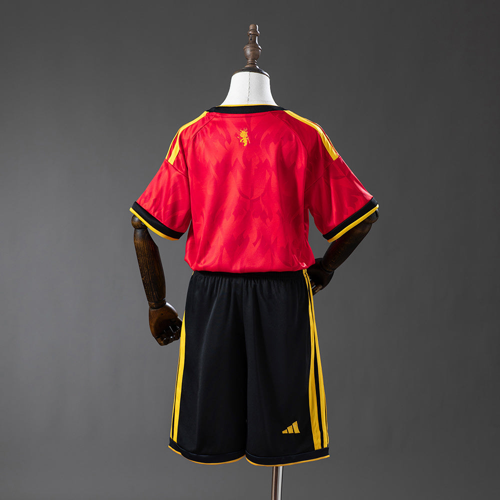 Belgium 2026 Home Kids Kit Jersey detail