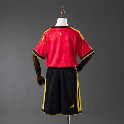 Belgium 2026 Home Kids Kit Jersey detail