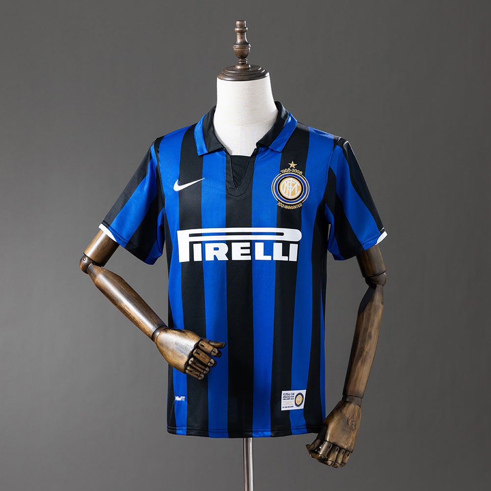 Inter Milan 07-08 Home Retro Jersey detail