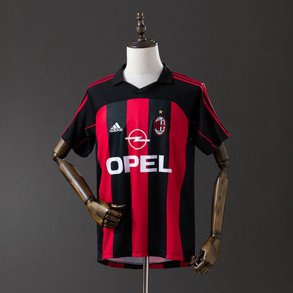 Retro AC Milan 00-02 Home detail