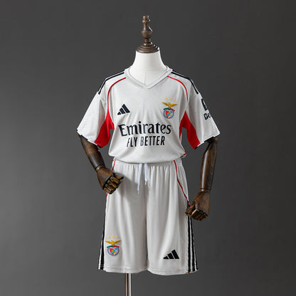 Benfica 25-26 Kids Kit Away Jersey detail