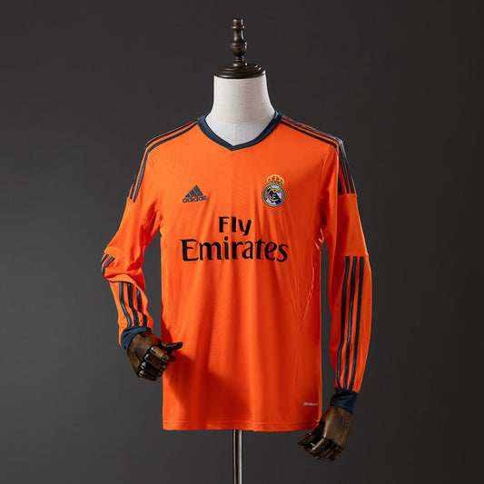 Real Madrid 13-14 Second Away Long Sleeve Retro Jersey detail