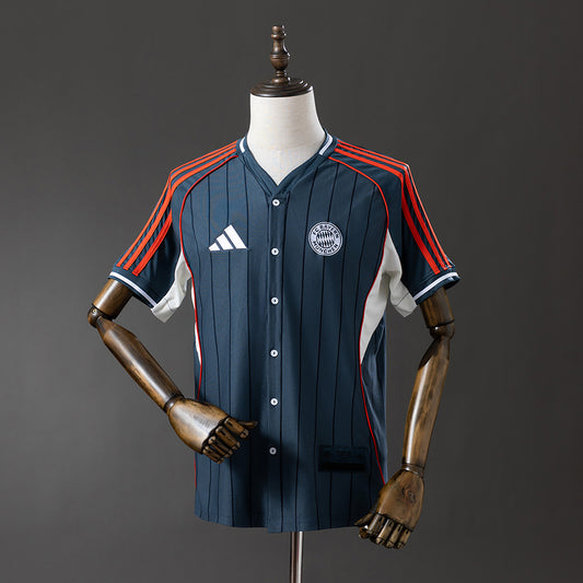 25-26 Bayern Munich Baseball Jersey detail