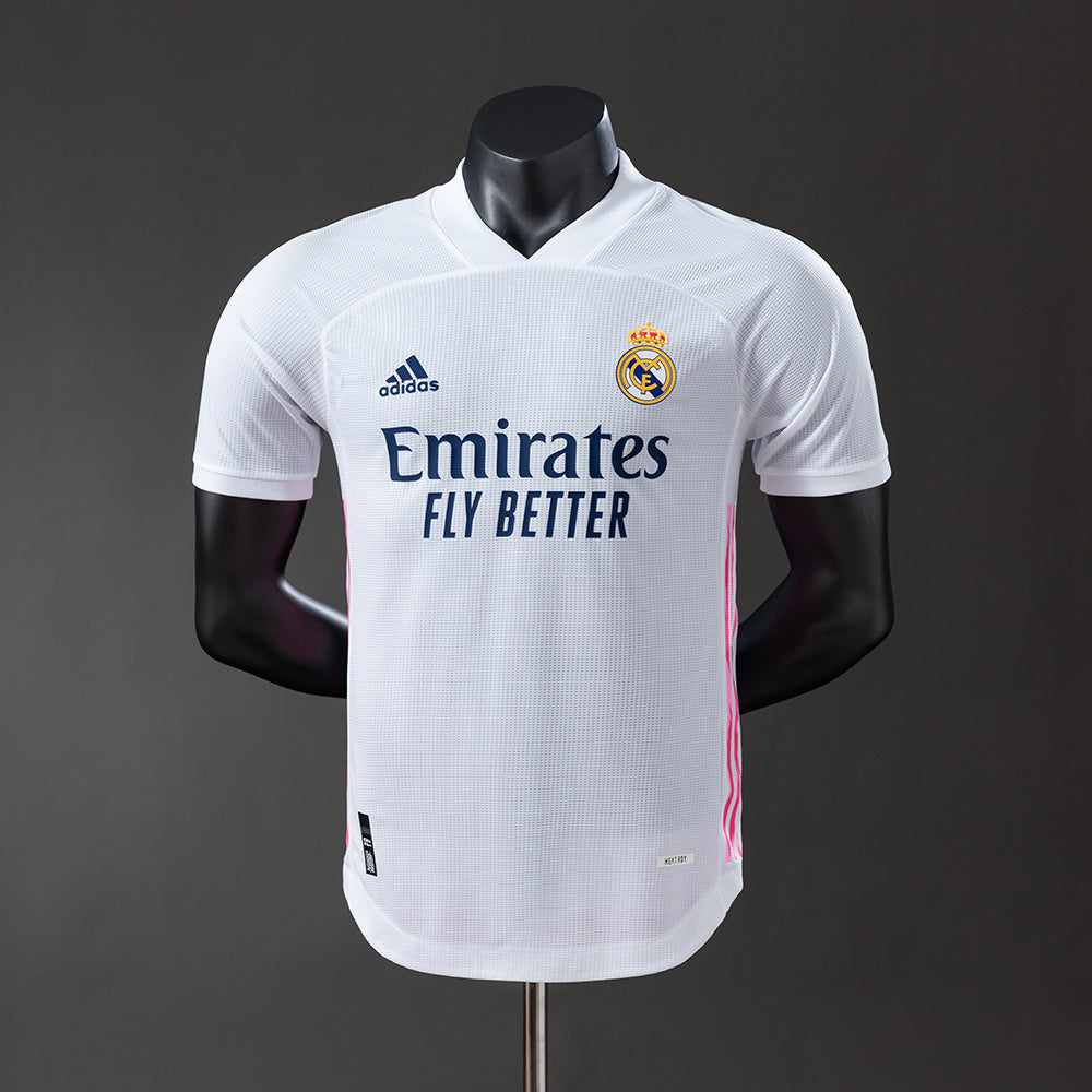 Real Madrid 20-21 Player Version Retro Home Jersey detail