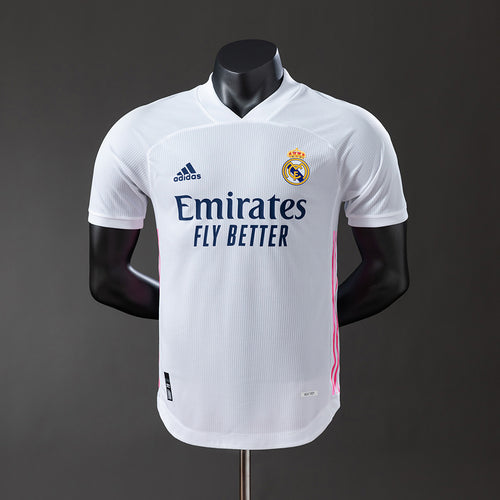 Real Madrid 20-21 Player Version Retro Home Jersey detail
