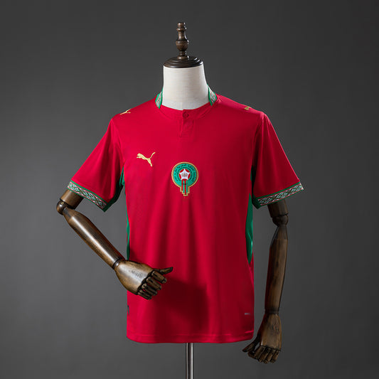 Morocco 2026 Home Jersey detail