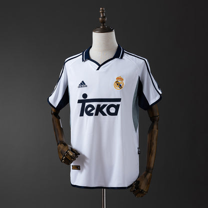 Retro Real Madrid 00-01 home detail