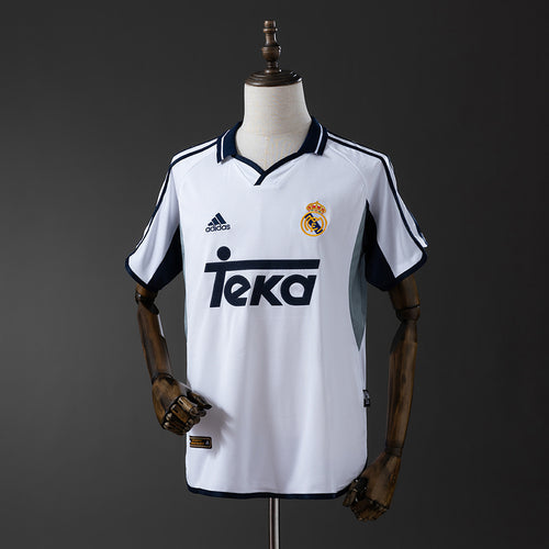 Retro Real Madrid 00-01 home detail