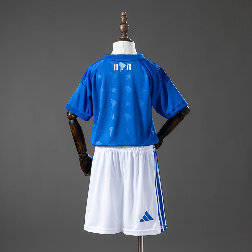 Cruzeiro 26-7 Home kids kit Jersey