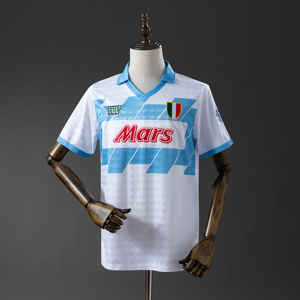 Napoli 90-91 Away Retro Jersey detail