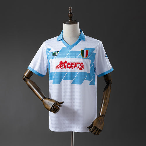 Napoli 90-91 Away Retro Jersey detail