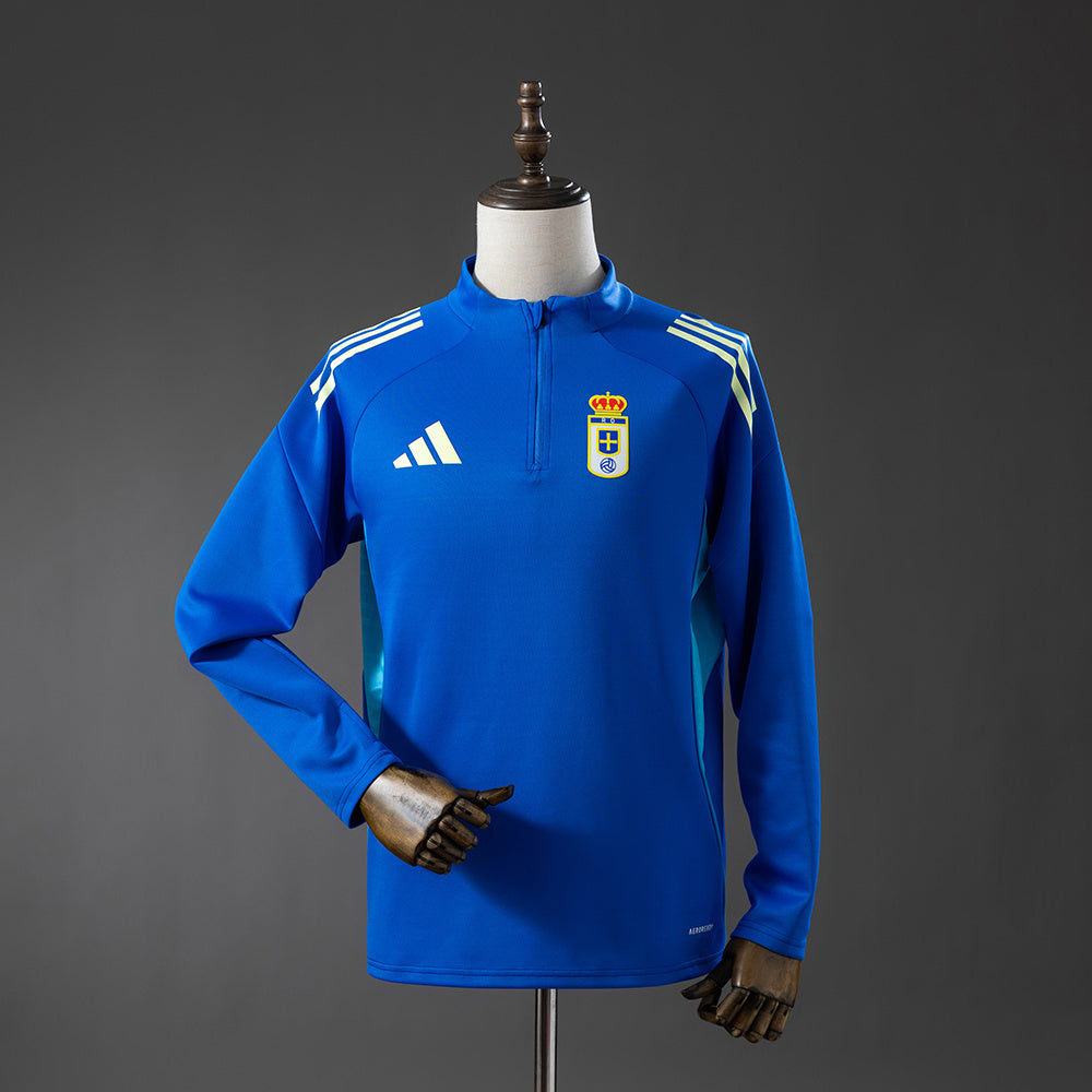 Real Oviedo 25-26 Training Top Blue detail
