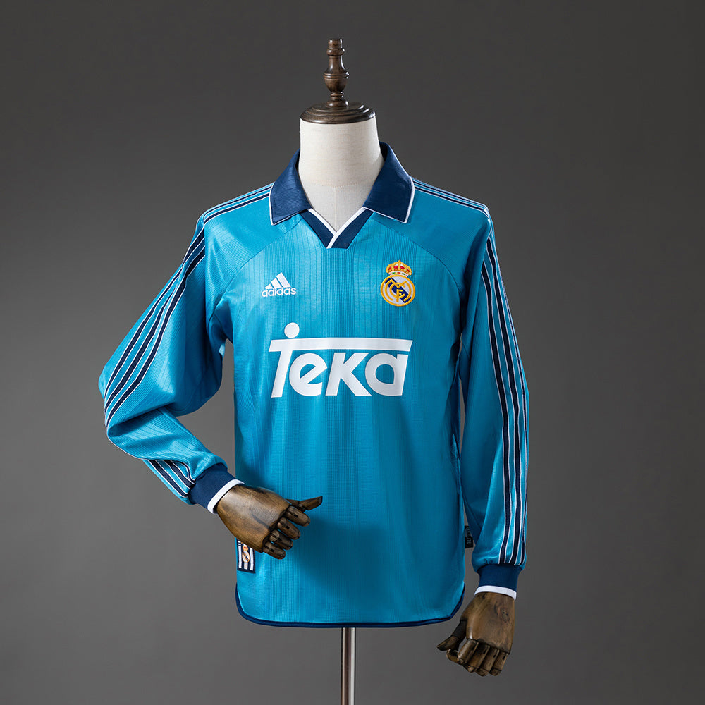 Real Madrid 99-00 Third Away Long-Sleeved Retro Jersey