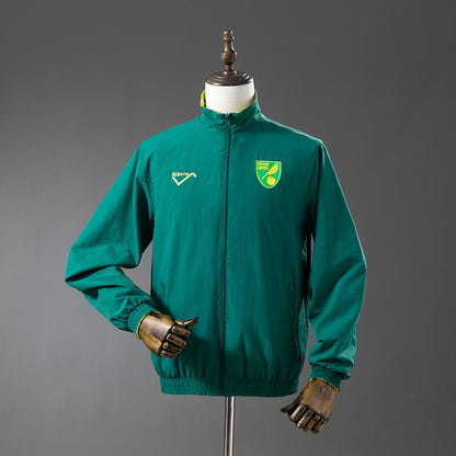 Norwich City Reversible Jacket Windbreaker - Blue & Yellow detail