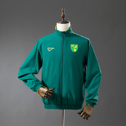 Norwich City Reversible Jacket Windbreaker - Blue & Yellow detail