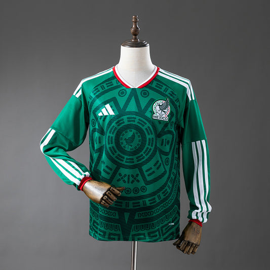 Mexico 2026 Home Long-Sleeve Jersey detail