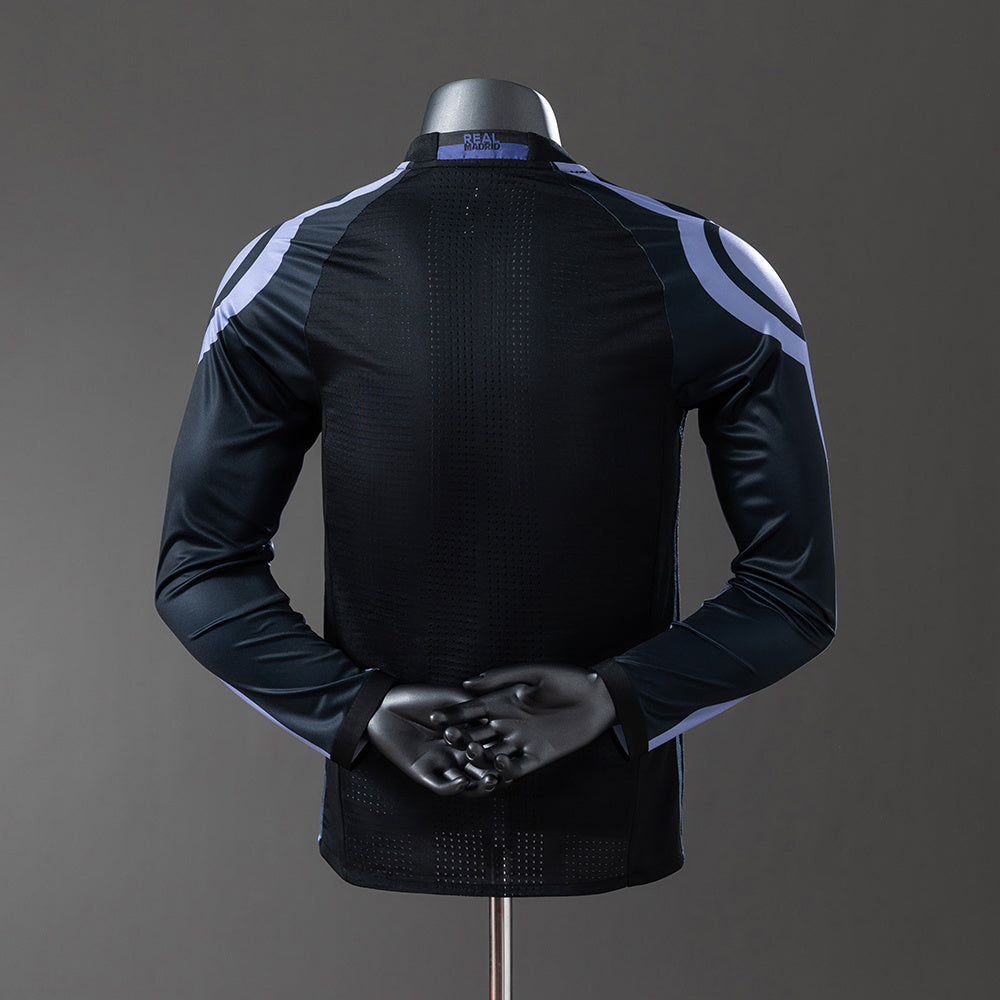 Real Madrid 16-17 Third Away Long Sleeve Player Version Retro Jersey