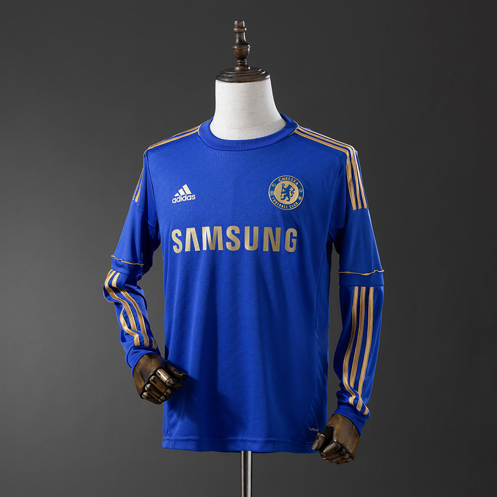 Retro long sleeve Chelsea 12-13 Home detail