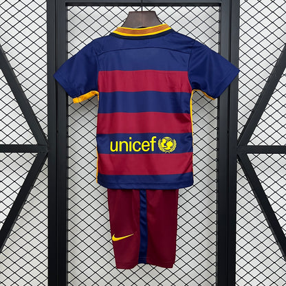 kids Barcelona 15-16 home detail