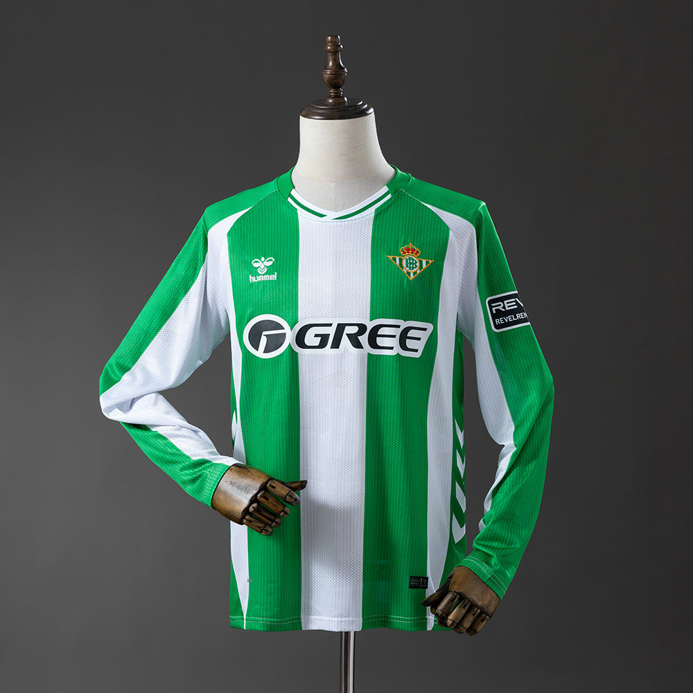 Real Betis 25-26 Home Sleeves detail