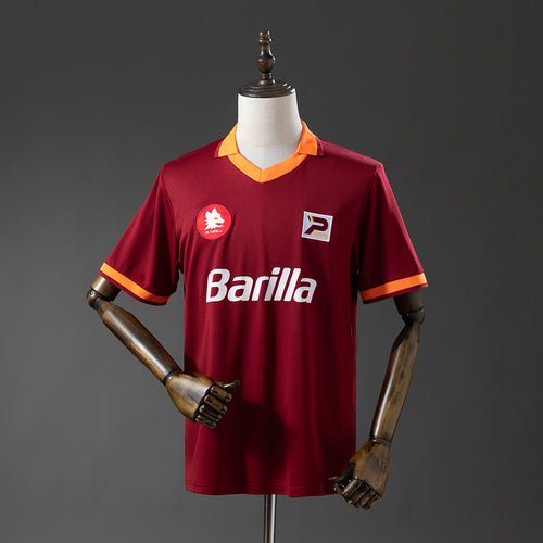 Roma 82-83 Home Retro Jersey detail