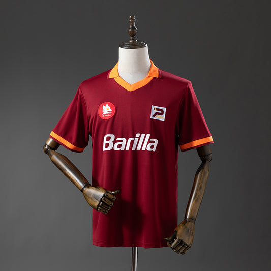 Roma 82-83 Home Retro Jersey detail