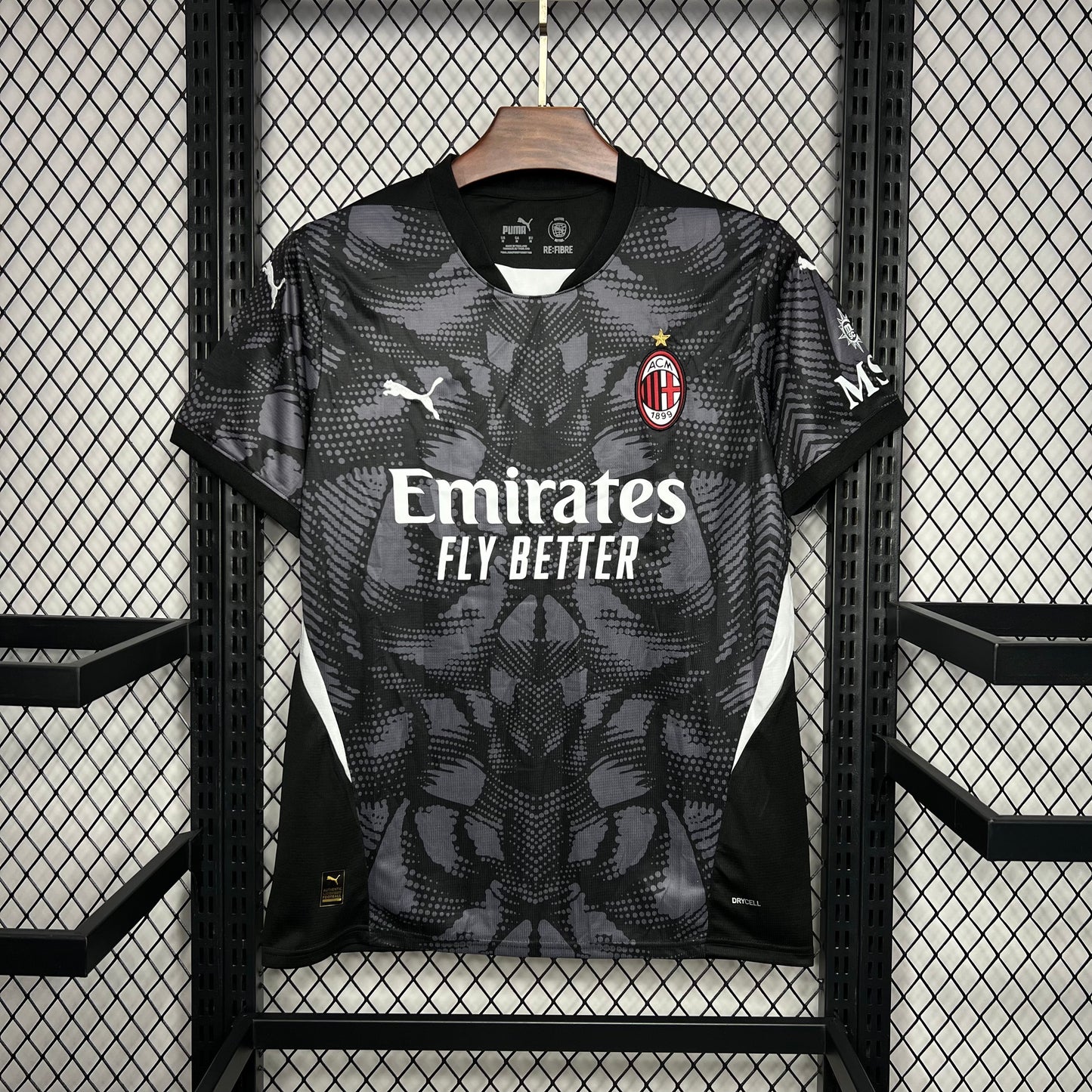 AC Milan 2024-25 Goalkeeper Jersey Black