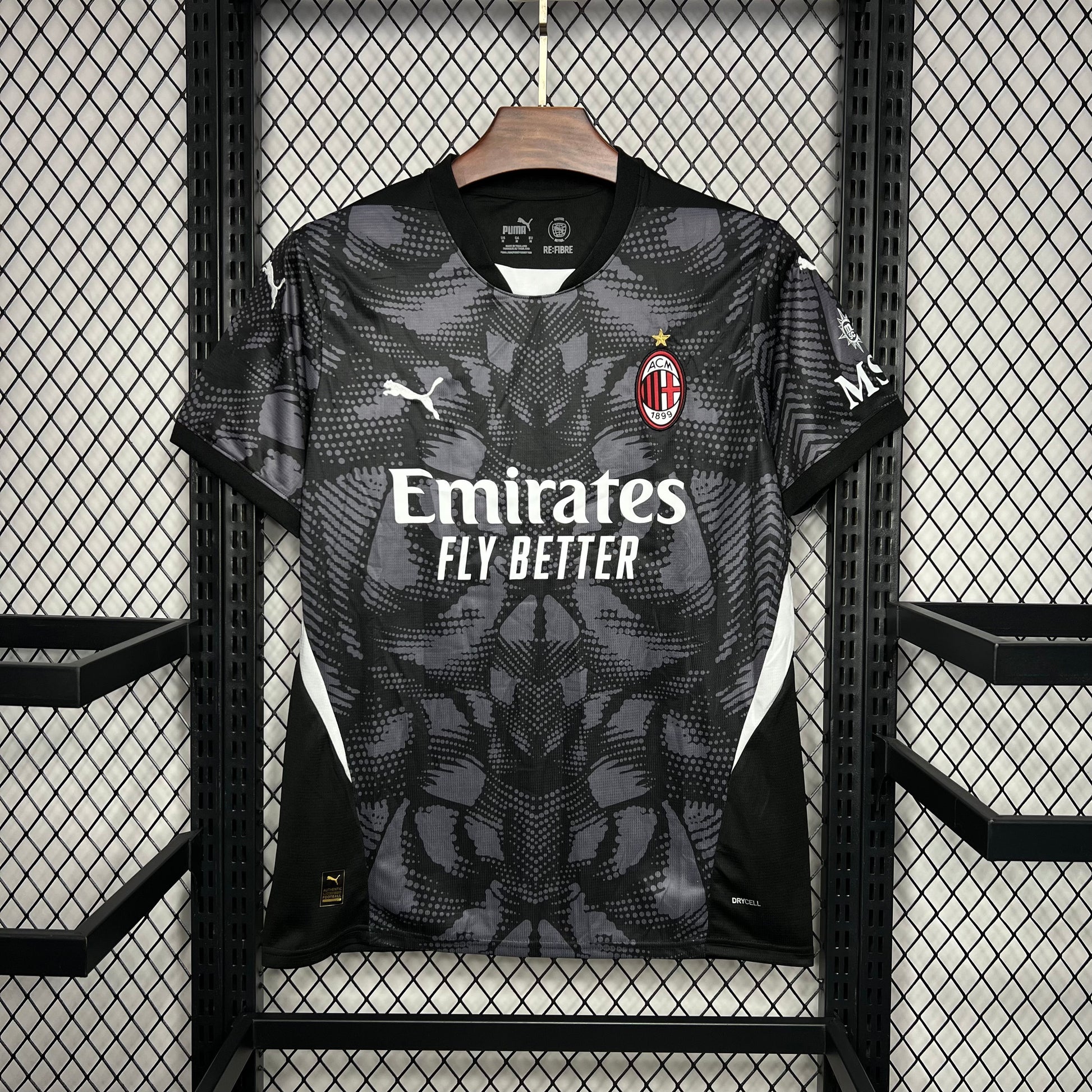 AC Milan 2024-25 Goalkeeper Jersey Black