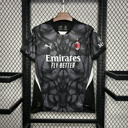 AC Milan 2024-25 Goalkeeper Jersey Black